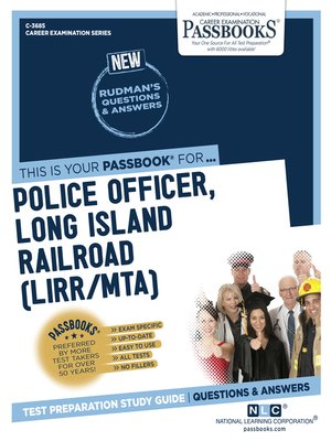cover image of Police Officer, Long Island Railroad (LIRR/MTA)